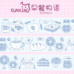 手帐 早餐物语 纸胶带