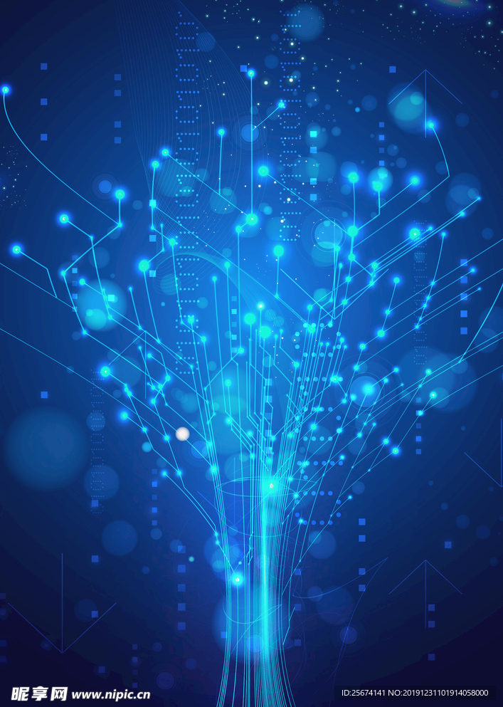 科技之光背景图