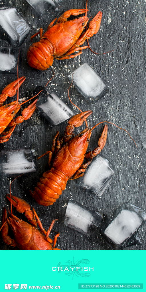 小龙虾海报装饰画