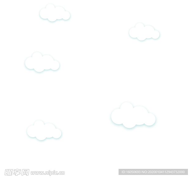 卡通云朵