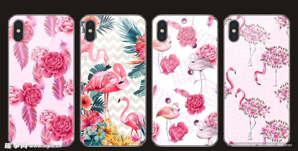 植物花卉火烈鸟手机壳图片