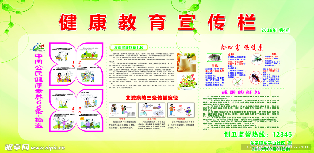 健康教育宣传栏