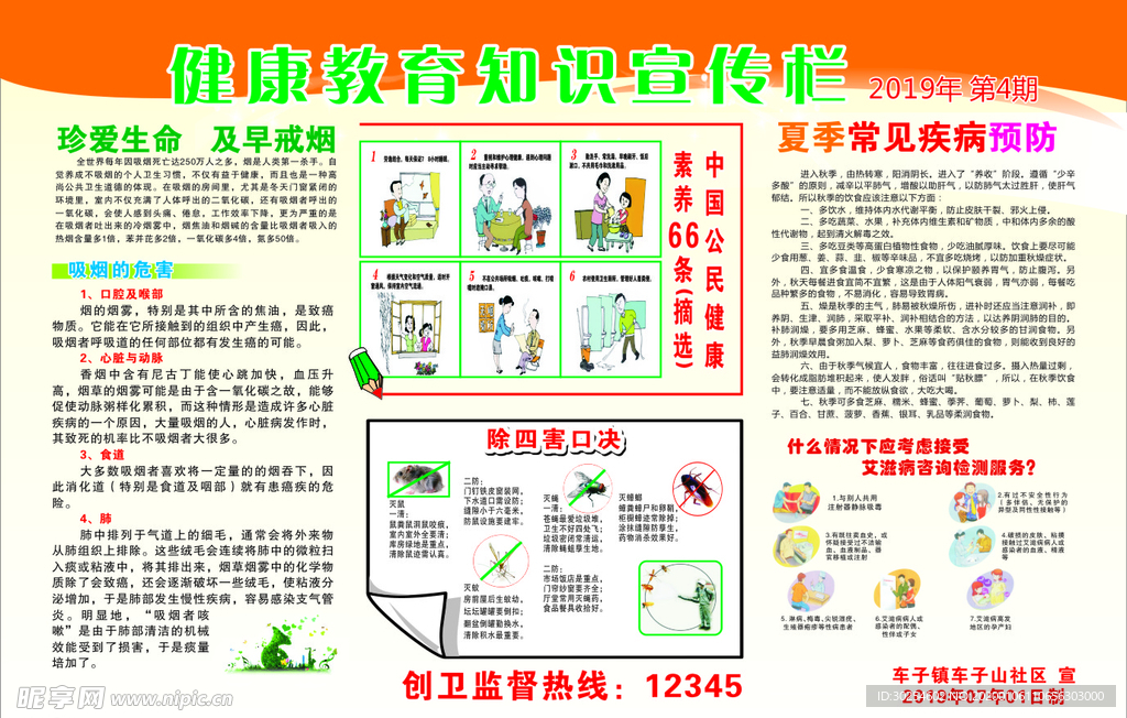 健康教育宣传栏