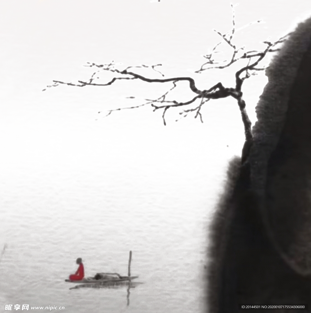 禅境水墨装饰画