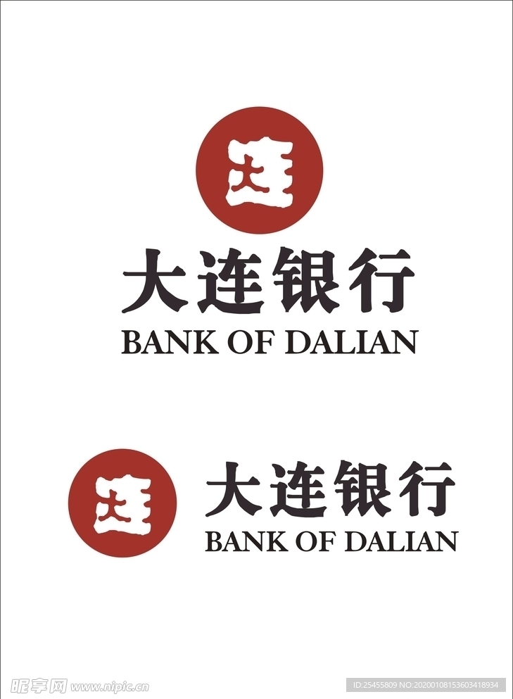大连银行logo
