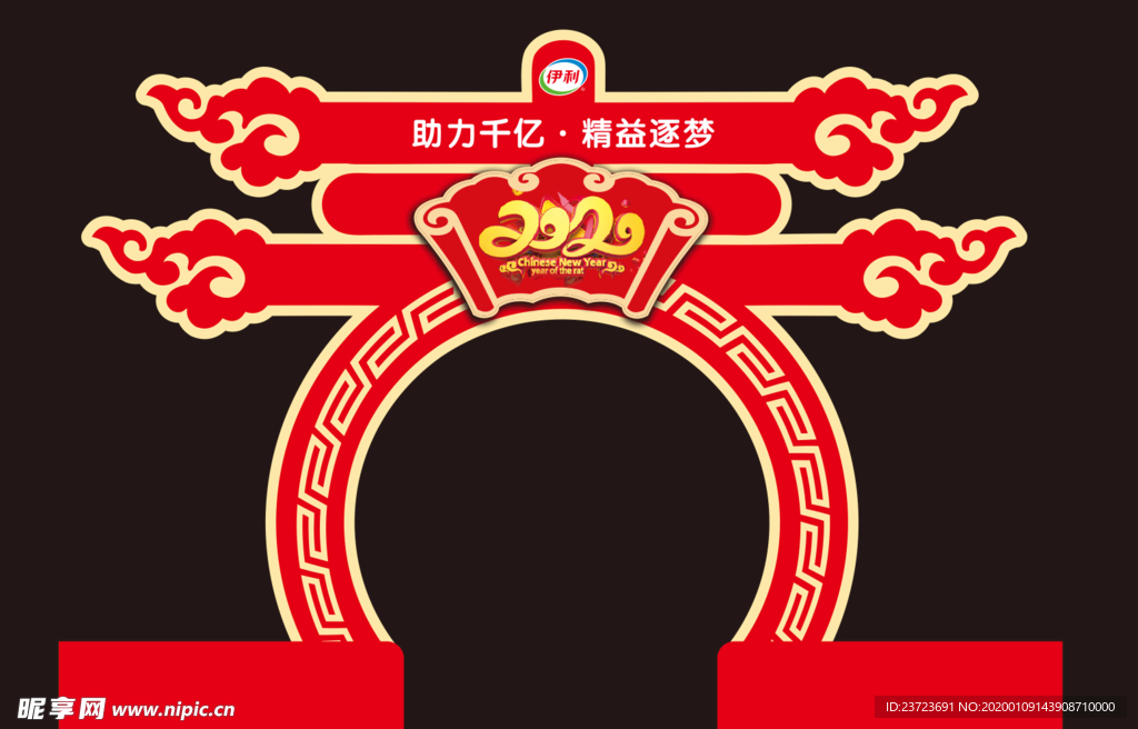 门头 新春快乐门头