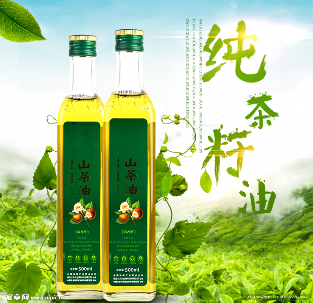 纯茶籽油海报