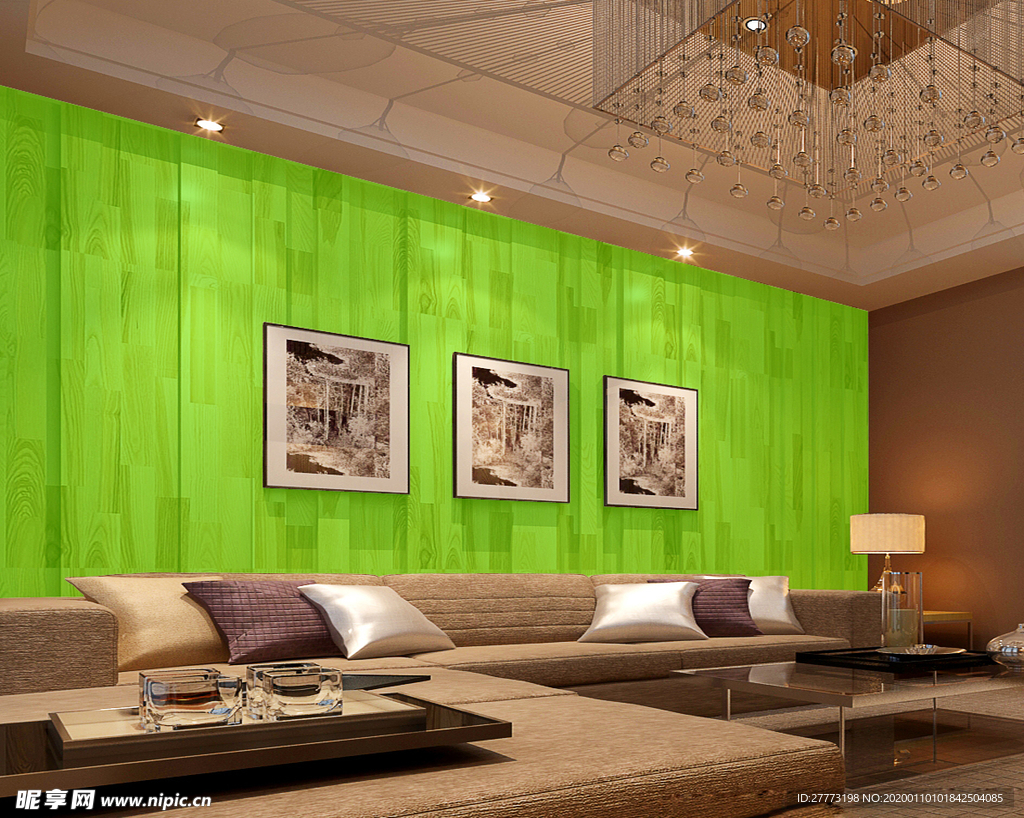 背景墙样机 场景 样机 装饰画