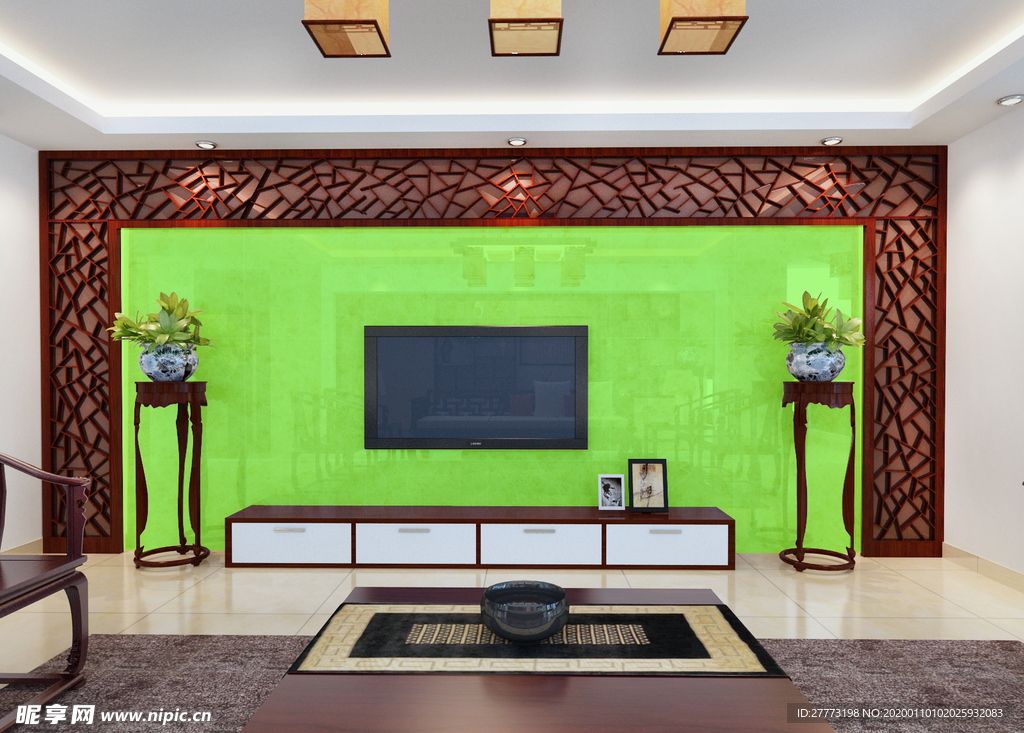 背景墙样机 场景 样机 装饰画