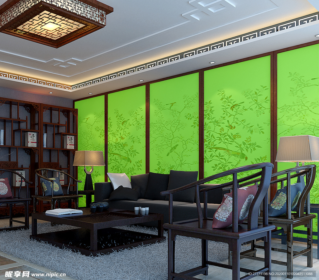 背景墙样机 场景 样机 装饰画