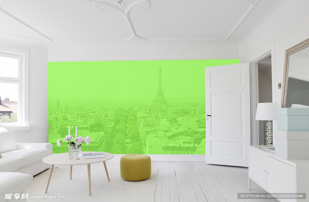 背景墙样机 场景 样机 装饰画