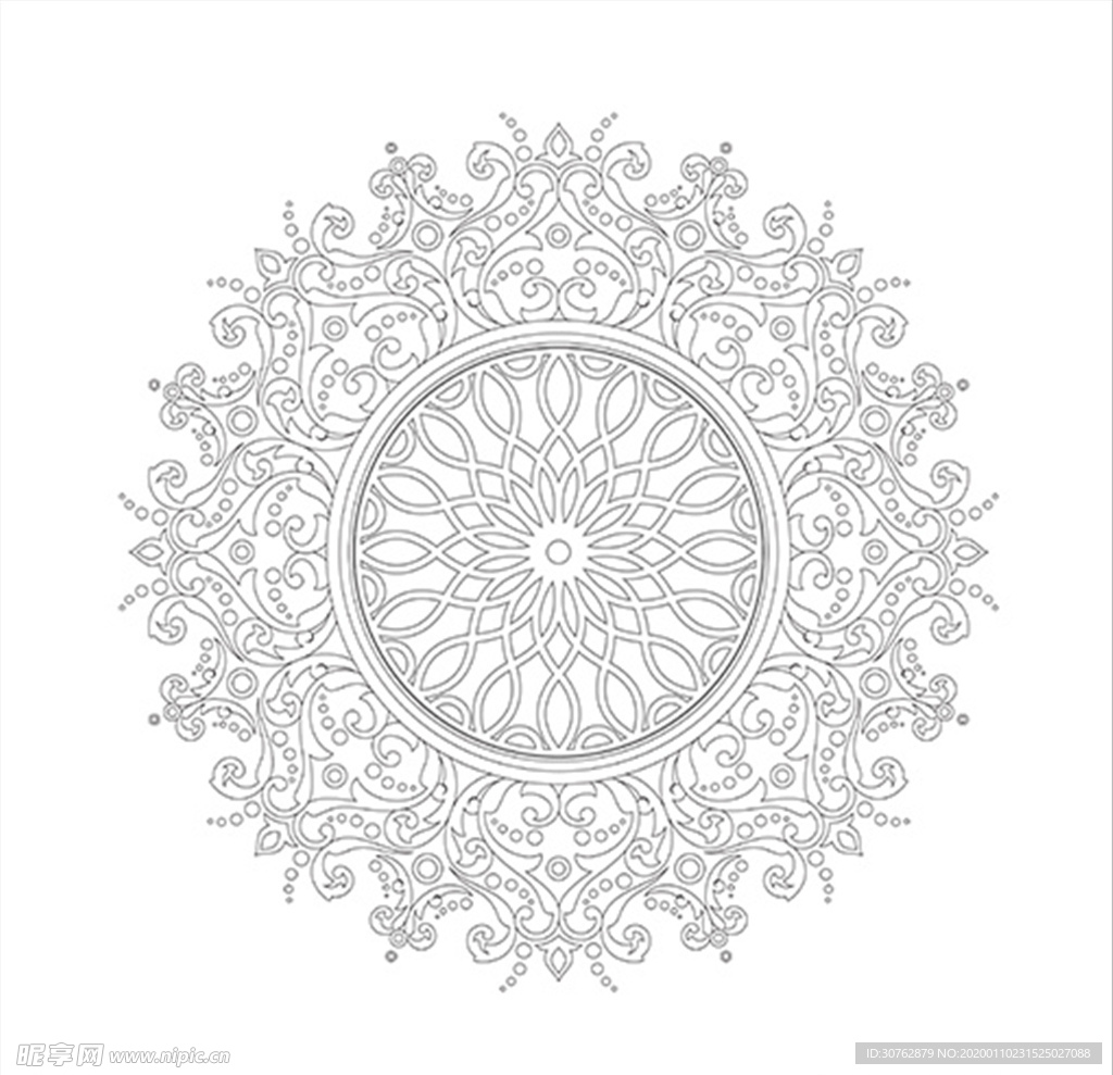 服装图案底纹数码印花UI