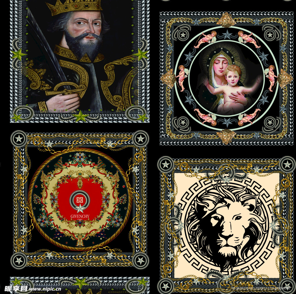 范思哲狮子头人像小孩