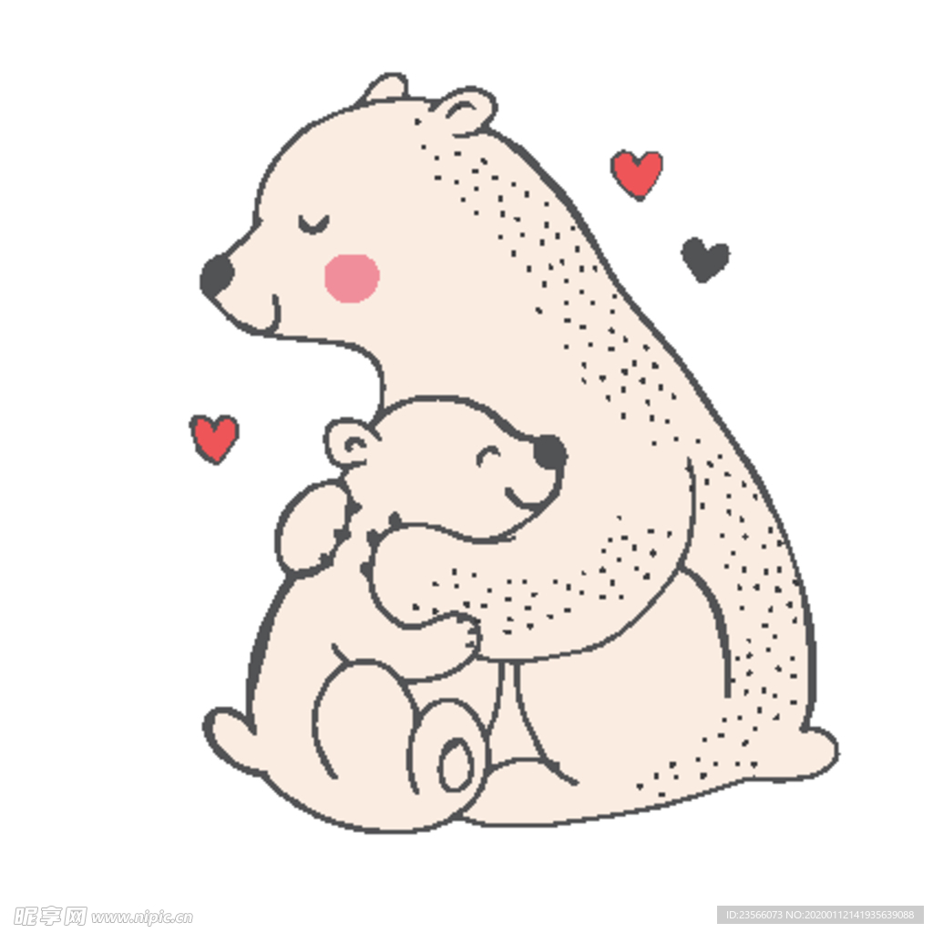 卡通动物创意图案