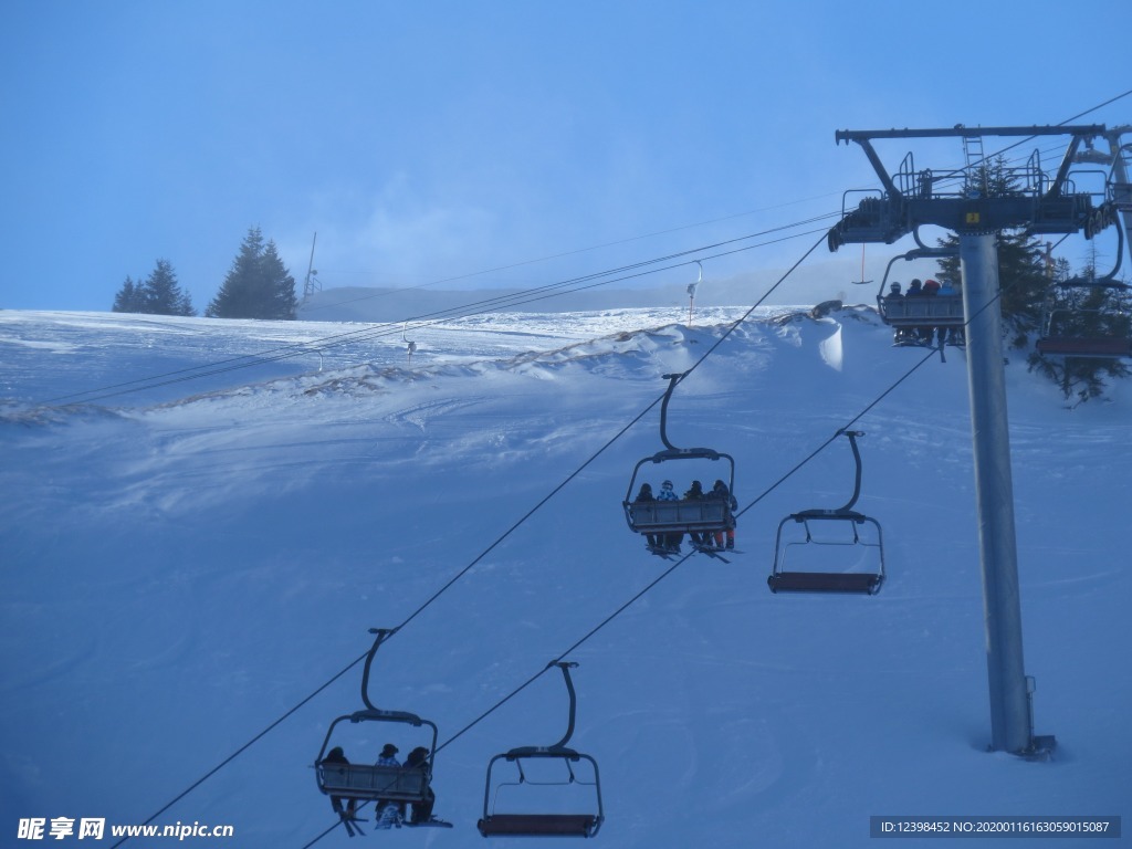 观光缆车索道摄影美图