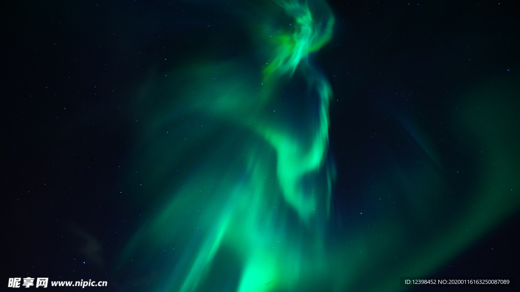 北极光美景素材