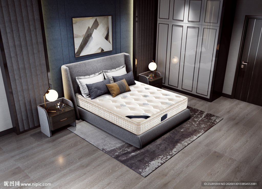 软床 床垫场景 画册家居