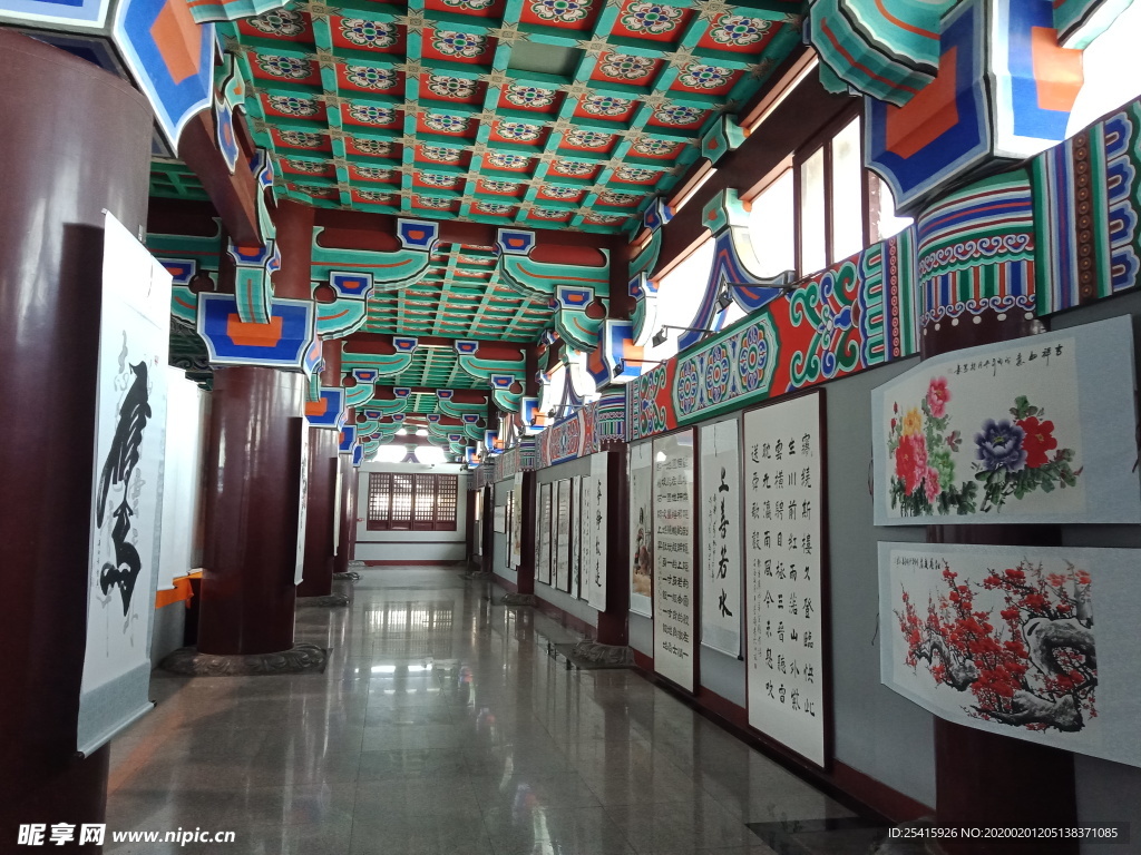 鹳雀楼文化长廊