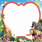 动物世界相框