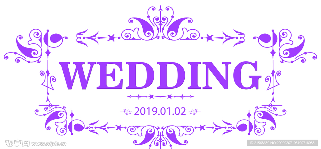 花框婚礼主题牌