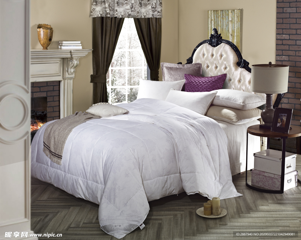 床上艺术 床上用品 枕头 床品