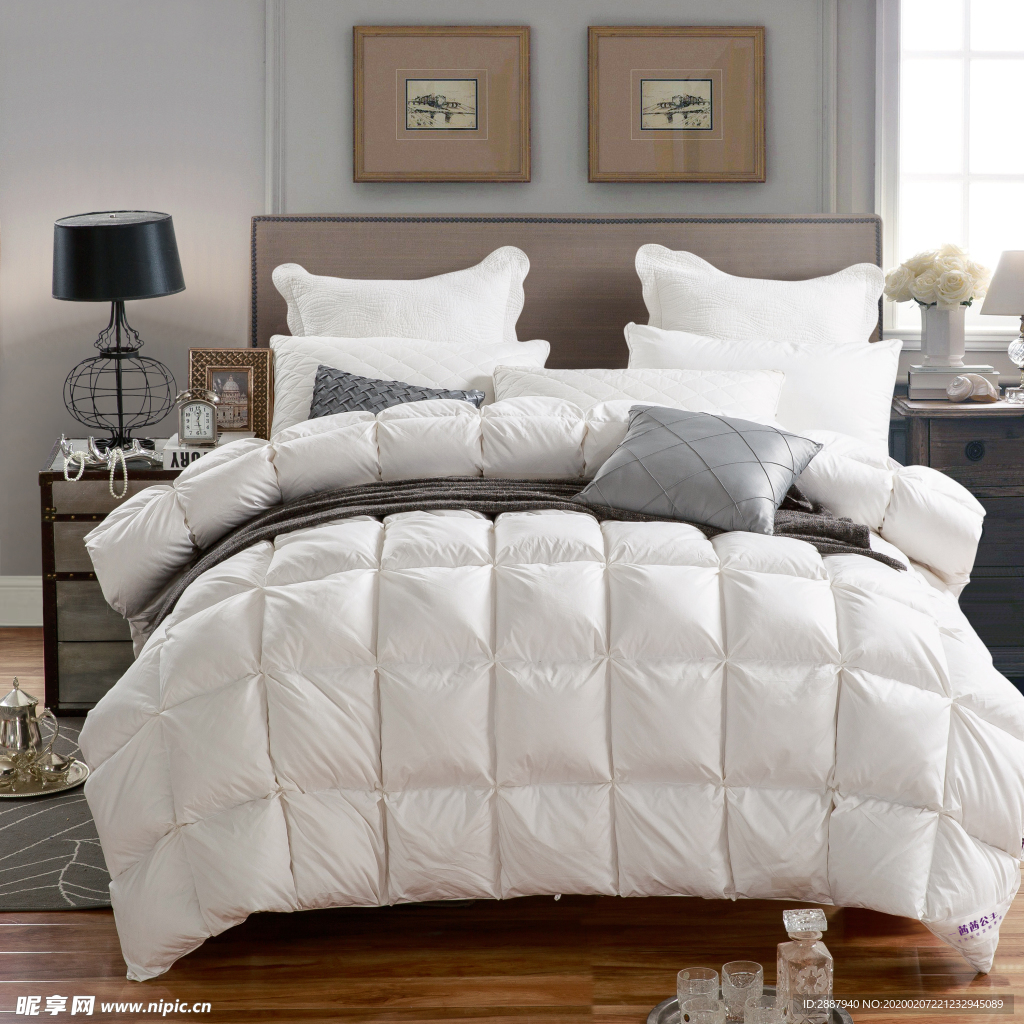 床上艺术 床上用品 枕头 床品