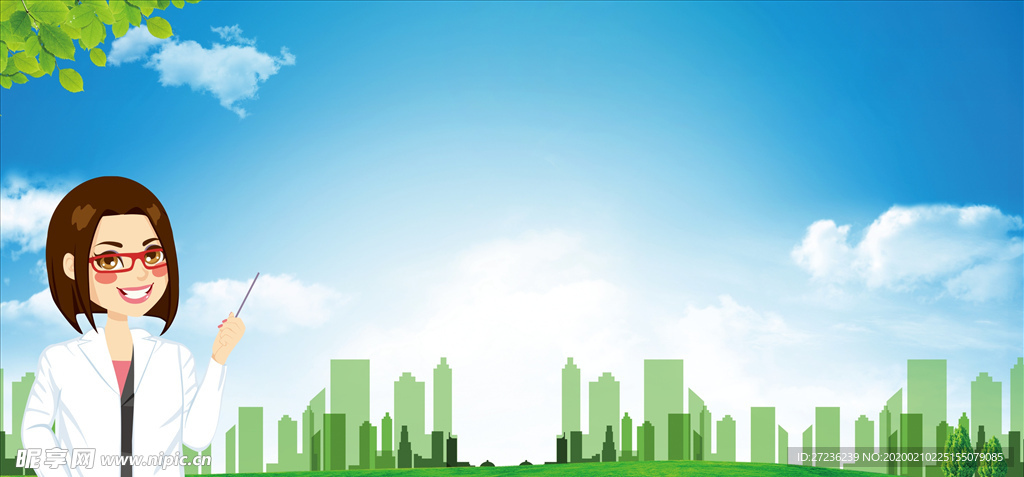 绿色环保宣传展板