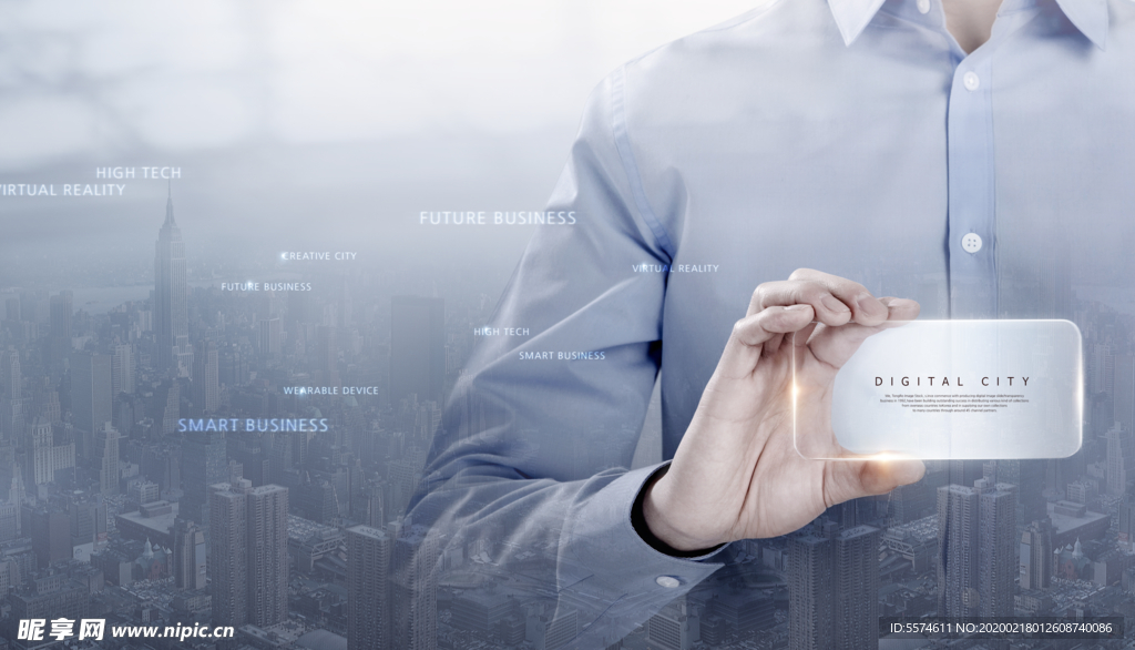 高端创意科技手机壳海报