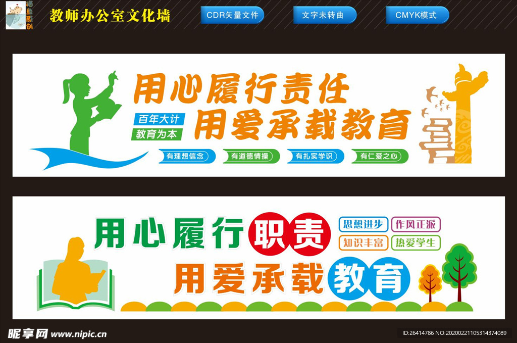 教师办公室文化墙