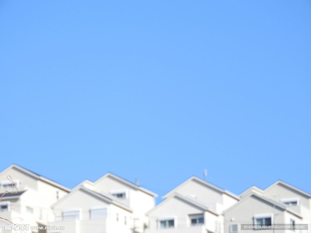山丘住宅的天空