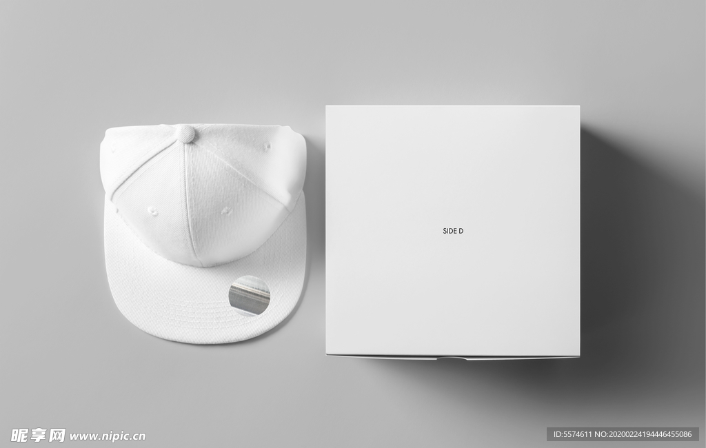 鸭舌帽包装盒样机