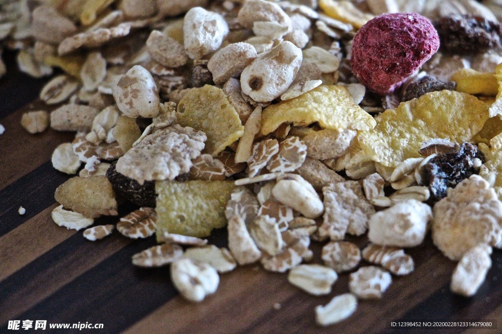 玉米片美食摄影