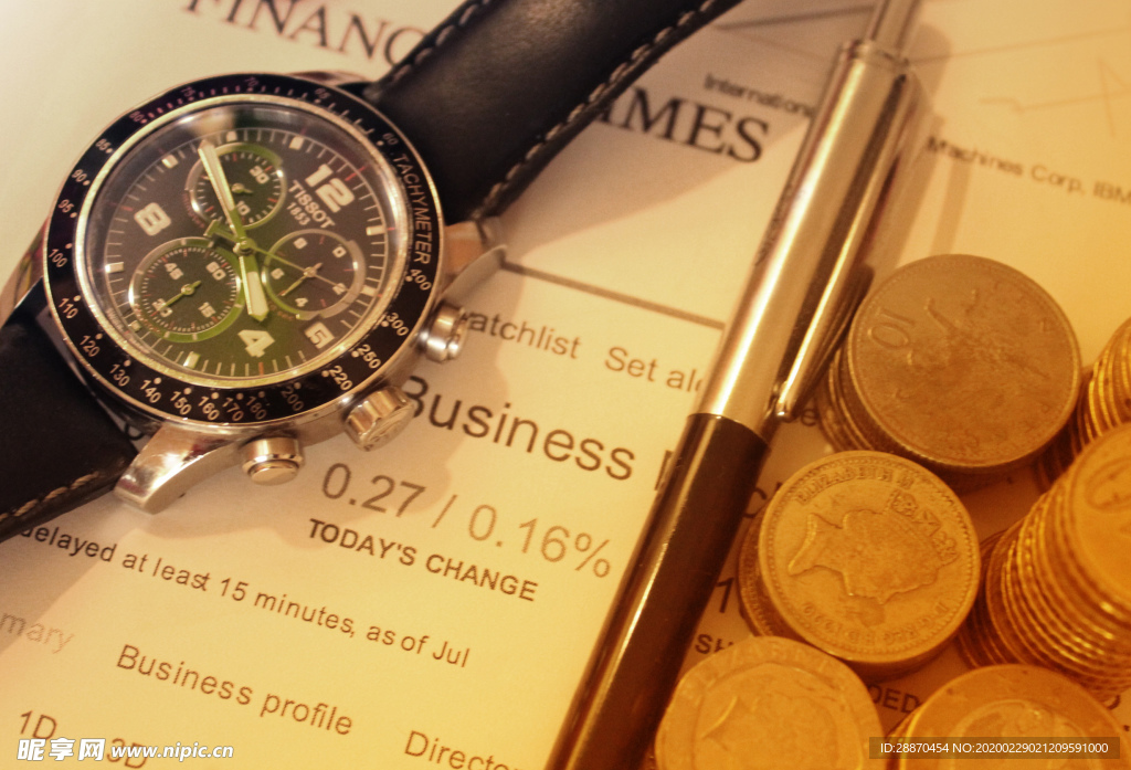 手表金融概念