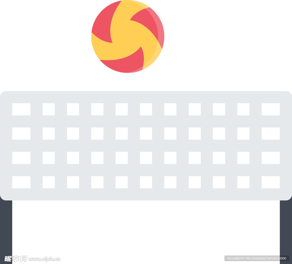 排球UI标识标志