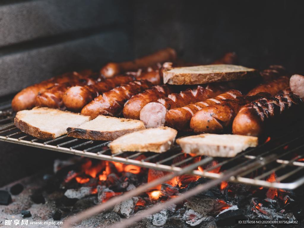 烧烤培根熏肉