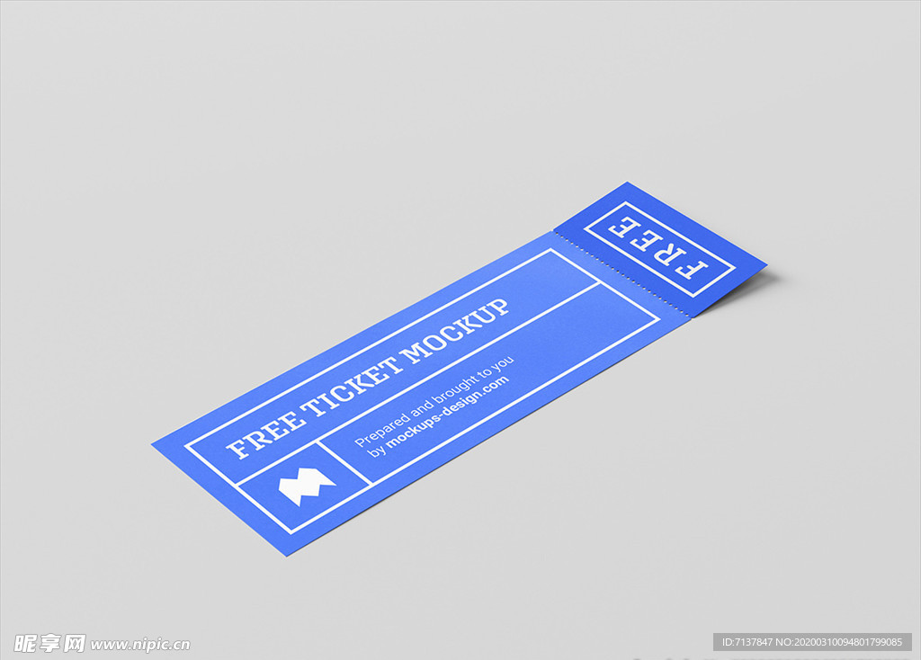 票券入场券样机