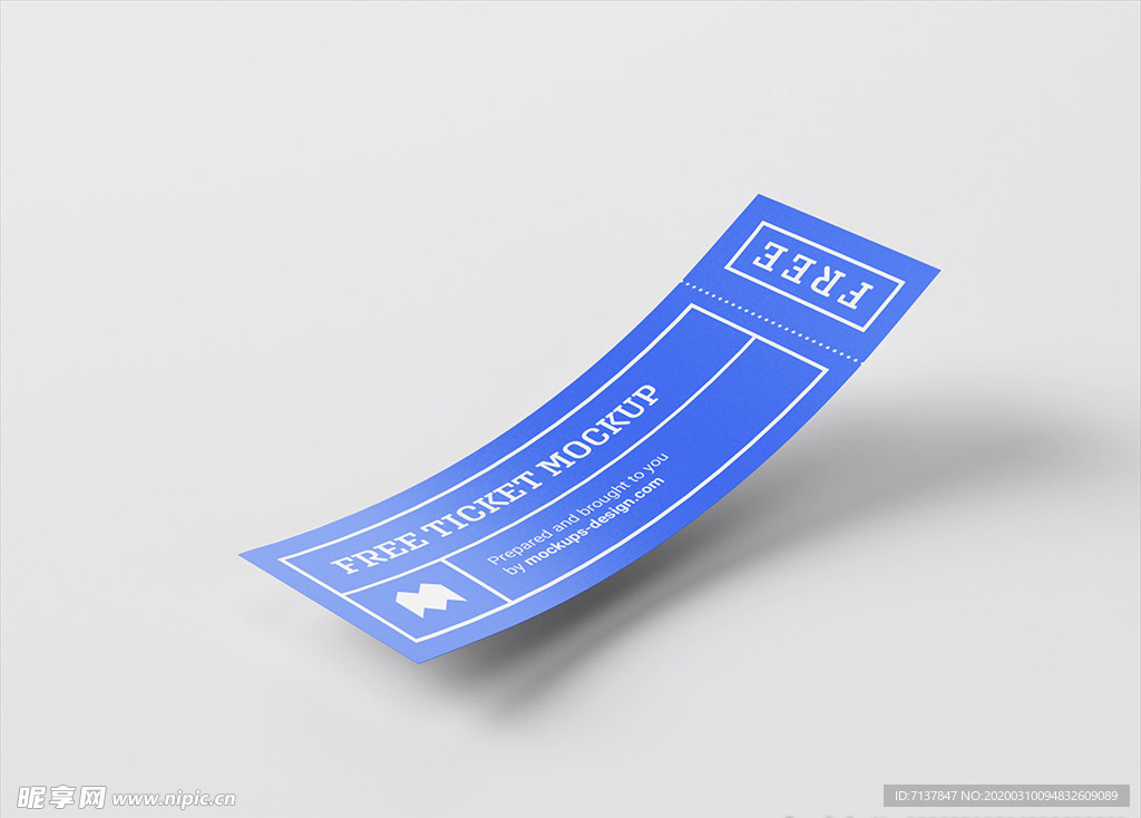 入场券票券样机