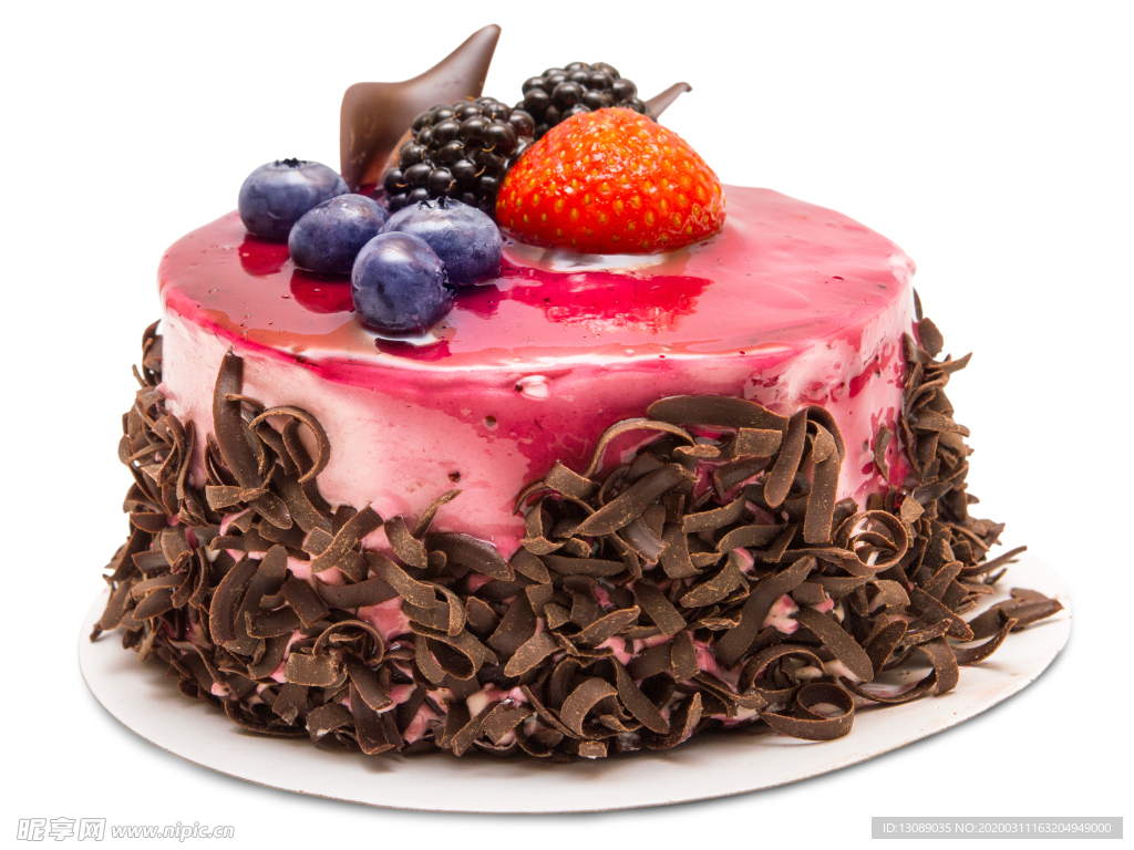 水果巧克力蛋糕