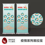 疫情系列易拉宝洗手篇