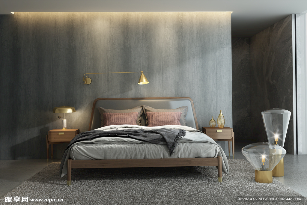 高清北欧轻奢家居场景图