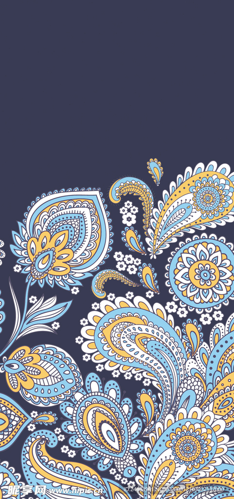 抽象花纹手机壳