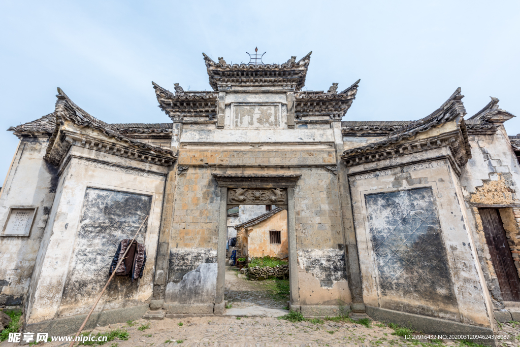 杭州龙门古镇风光