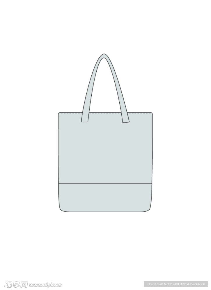 矢量女包手提包设计稿