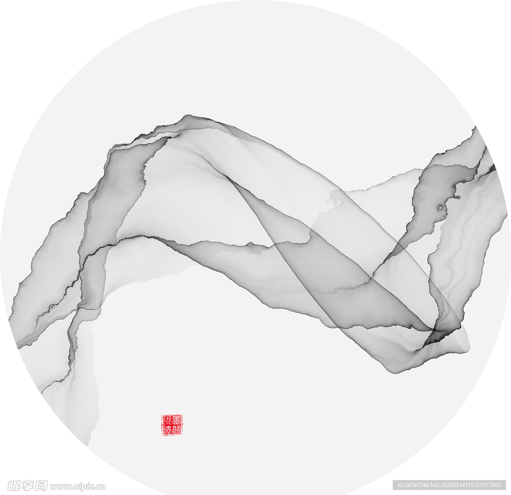 抽象水墨画图片