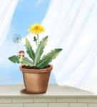 蒲公英与小精灵