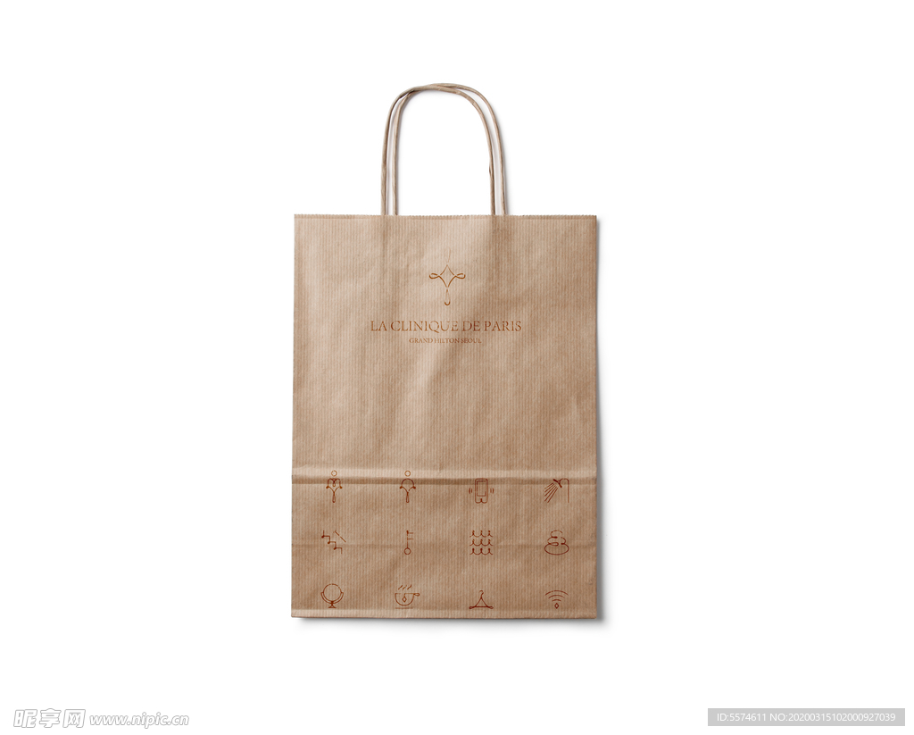 牛皮手提袋样机