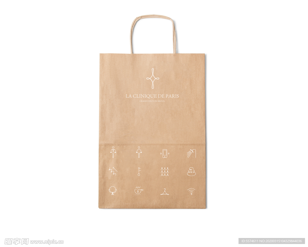 牛皮手提袋样机