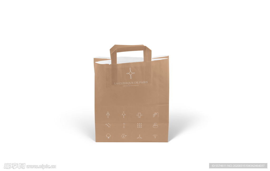 牛皮手提袋样机