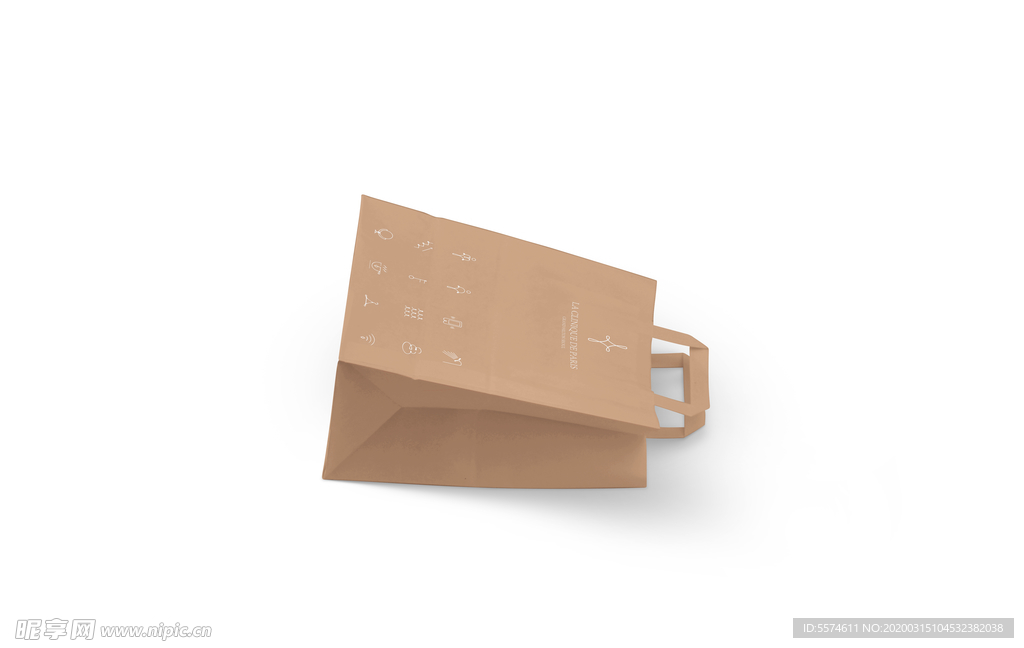 牛皮手提袋样机