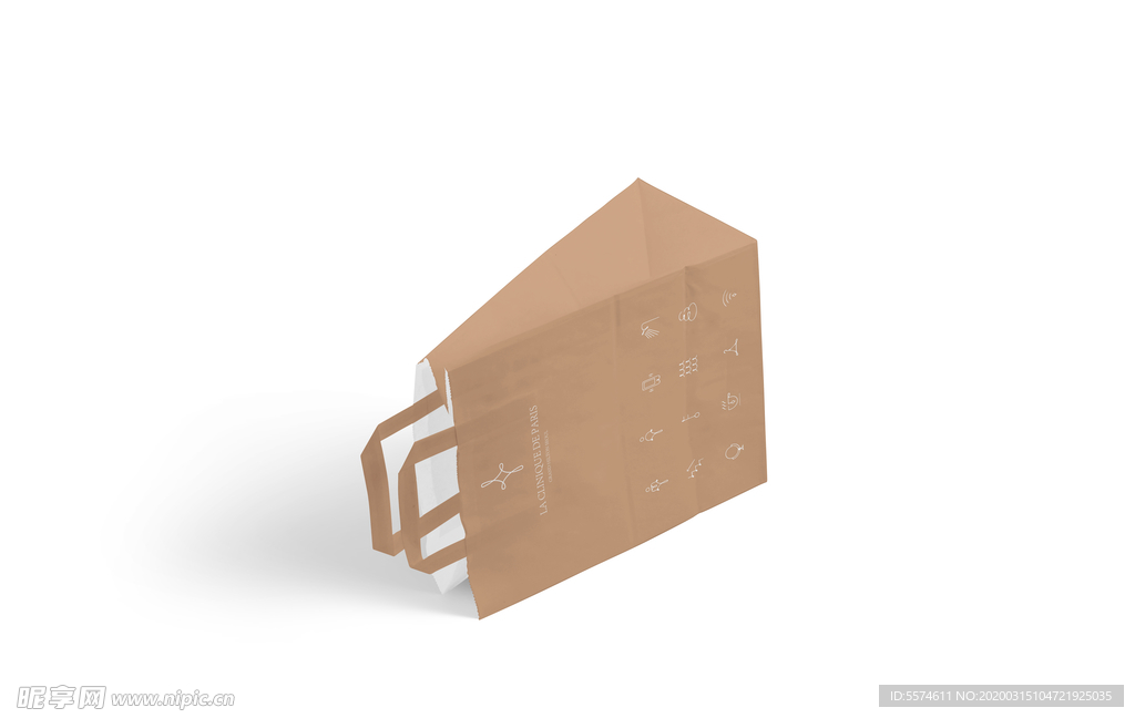 牛皮手提袋样机